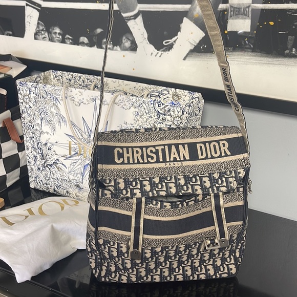 NWT DIOR DIORCAMP Canvas Bag - Picture 8 of 11